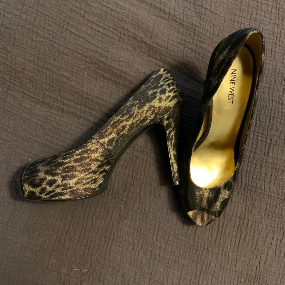 Nine West Leopard Heels
